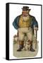 John Bull and His Bulldog-null-Framed Stretched Canvas