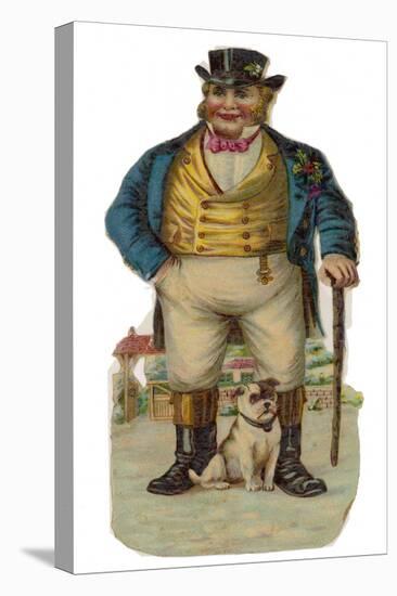 John Bull and His Bulldog-null-Stretched Canvas