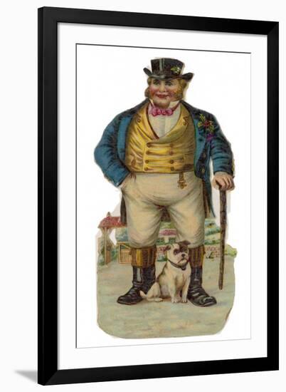 John Bull and His Bulldog-null-Framed Premium Giclee Print