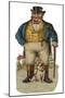 John Bull and His Bulldog-null-Mounted Art Print