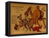 John Bull and His Friends. a Serio-Comic Map of Europe-Fred W. Rose-Framed Stretched Canvas