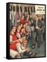 John Bull, Arsenal Football Team Changing Rooms Magazine, UK, 1947-null-Framed Stretched Canvas