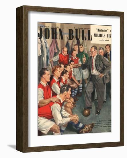 John Bull, Arsenal Football Team Changing Rooms Magazine, UK, 1947-null-Framed Giclee Print