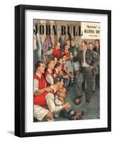 John Bull, Arsenal Football Team Changing Rooms Magazine, UK, 1947-null-Framed Giclee Print