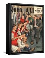 John Bull, Arsenal Football Team Changing Rooms Magazine, UK, 1947-null-Framed Stretched Canvas