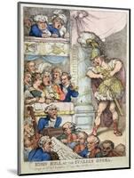 John Bull at the Italian Opera, 1811-Thomas Rowlandson-Mounted Giclee Print