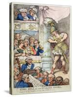 John Bull at the Italian Opera, 1811-Thomas Rowlandson-Stretched Canvas