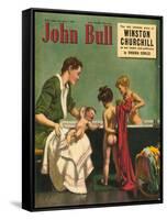 John Bull, Bathtime Magazine, UK, 1949-null-Framed Stretched Canvas