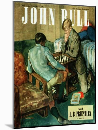 John Bull, Chess Board Games Magazine, UK, 1946-null-Mounted Giclee Print