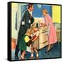 John Bull, Cooking Housewives, UK, 1950-null-Framed Stretched Canvas