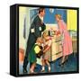 John Bull, Cooking Housewives, UK, 1950-null-Framed Stretched Canvas