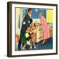 John Bull, Cooking Housewives, UK, 1950-null-Framed Giclee Print