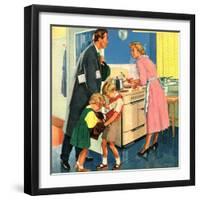 John Bull, Cooking Housewives, UK, 1950-null-Framed Giclee Print