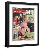 John Bull, Cooking Rugby Tea Girlfriends Baking Magazine, UK, 1956-null-Framed Premium Giclee Print