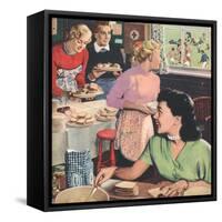 John Bull, Cooking Rugby Tea Girlfriends Baking Magazine, UK, 1956-null-Framed Stretched Canvas