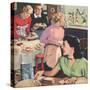 John Bull, Cooking Rugby Tea Girlfriends Baking Magazine, UK, 1956-null-Stretched Canvas