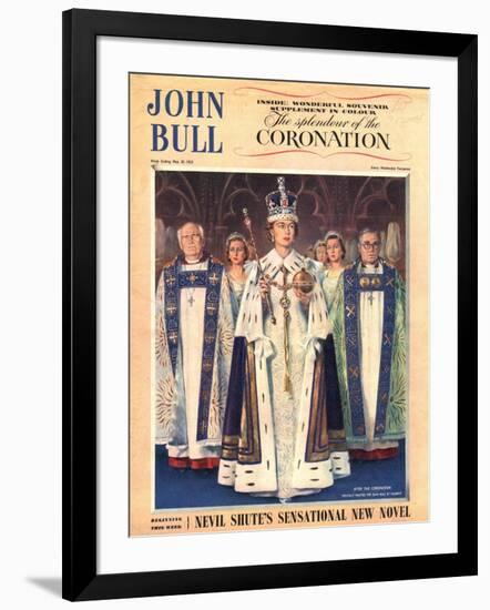 John Bull, Coronation Queen Elizabeth Womens, UK, 1953-null-Framed Giclee Print