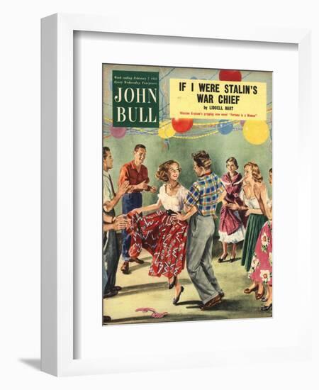 John Bull, Country Square Party Magazine, UK, 1950-null-Framed Giclee Print