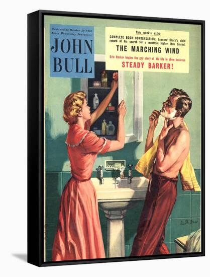 John Bull, Couples Bathrooms Magazine, UK, 1955-null-Framed Stretched Canvas