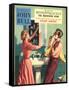 John Bull, Couples Bathrooms Magazine, UK, 1955-null-Framed Stretched Canvas