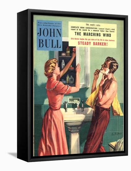 John Bull, Couples Bathrooms Magazine, UK, 1955-null-Framed Stretched Canvas