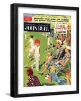 John Bull, Cricket Children Magazine, UK, 1950-null-Framed Giclee Print