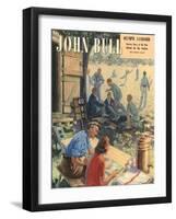 John Bull, Cricket Magazine, UK, 1948-null-Framed Giclee Print