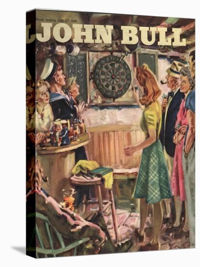 John Bull, Darts Magazine, UK, 1946-null-Stretched Canvas