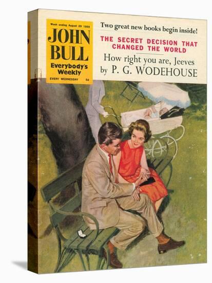 John Bull, Dating Parks Benches Magazine, UK, 1950-null-Stretched Canvas