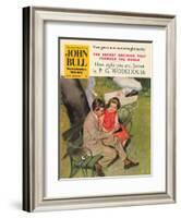 John Bull, Dating Parks Benches Magazine, UK, 1950-null-Framed Giclee Print