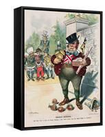 John Bull Depicting Foreign Affairs-null-Framed Stretched Canvas