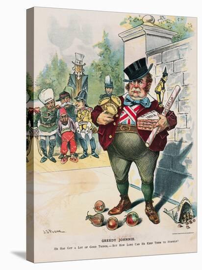 John Bull Depicting Foreign Affairs-null-Stretched Canvas