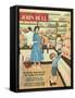 John Bull, Disasters Shopping Magazine, UK, 1950-null-Framed Stretched Canvas