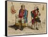 John Bull (First Known Representation) with His French Counterpart-Gillray-Framed Stretched Canvas