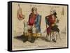 John Bull (First Known Representation) with His French Counterpart-Gillray-Framed Stretched Canvas