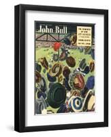 John Bull, Football Hats Magazine, UK, 1950-null-Framed Giclee Print