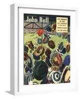 John Bull, Football Hats Magazine, UK, 1950-null-Framed Giclee Print