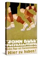 John Bull Fussballstiefel-null-Stretched Canvas
