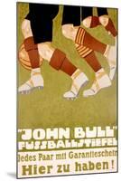John Bull Fussballstiefel-null-Mounted Art Print