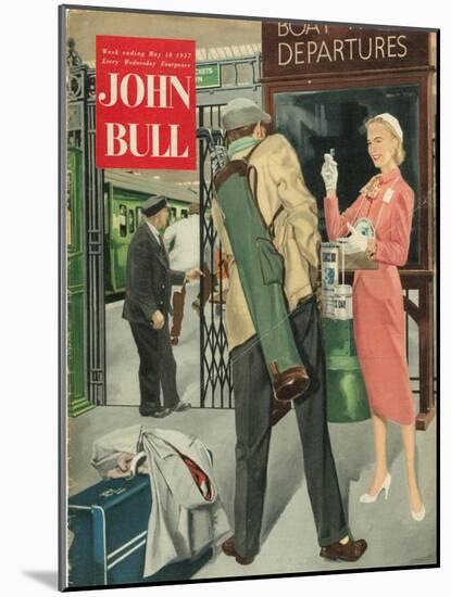 John Bull, Golf Collecting Tin Magazine, UK, 1950-null-Mounted Giclee Print