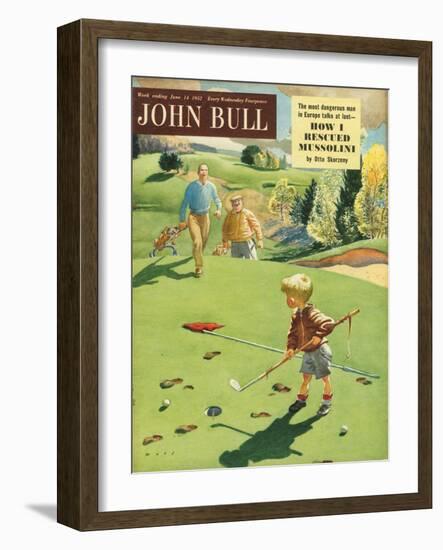 John Bull, Golf Magazine, UK, 1950-null-Framed Giclee Print