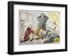 John Bull Ground Down, Published by Hannah Humphrey in 1795-James Gillray-Framed Giclee Print