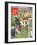 John Bull, Hockey Magazine, UK, 1953-null-Framed Giclee Print