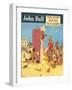 John Bull, Holiday Beaches, Punch and Judy Puppets Magazine, UK, 1950-null-Framed Giclee Print