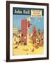 John Bull, Holiday Beaches, Punch and Judy Puppets Magazine, UK, 1950-null-Framed Giclee Print