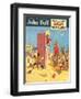 John Bull, Holiday Beaches, Punch and Judy Puppets Magazine, UK, 1950-null-Framed Giclee Print