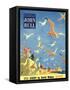 John Bull, Holiday Beaches Seagulls Magazine, UK, 1953-null-Framed Stretched Canvas