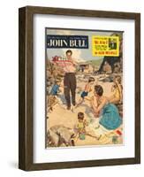 John Bull, Holiday Beaches Seaside Magazine, UK, 1950-null-Framed Giclee Print