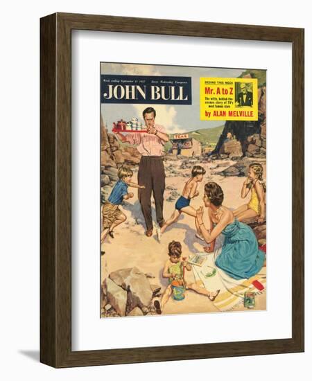 John Bull, Holiday Beaches Seaside Magazine, UK, 1950-null-Framed Giclee Print