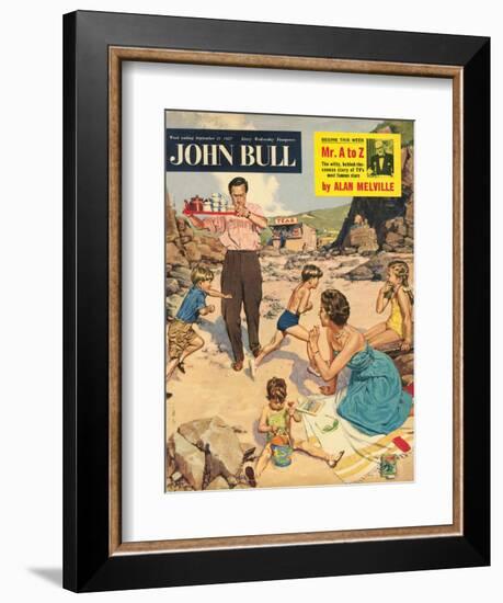 John Bull, Holiday Beaches Seaside Magazine, UK, 1950-null-Framed Giclee Print